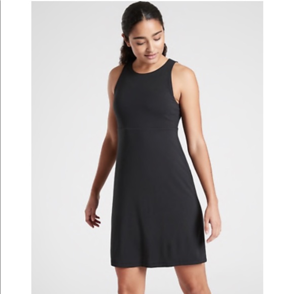 Athleta Dresses & Skirts - Athleta Santorini High Neck Dress XS Black